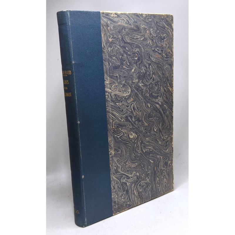 Études sur Cournot - bibliothèque d'Histoire de la philosophie