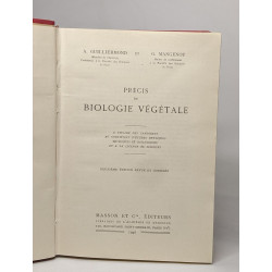 Précis de biologie végétale