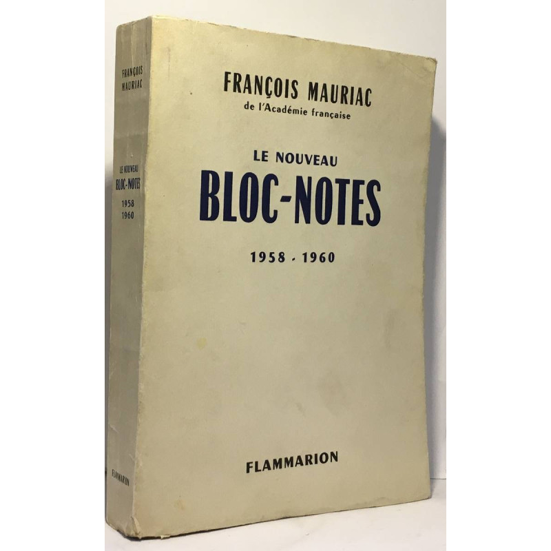 Le nouveau Bloc-Notes 1958 -1960