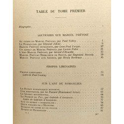 Marcel Prévost et ses contemporains - TOME I et II- critiques...