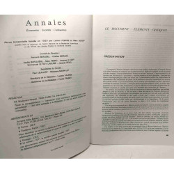 Annales économies sociétés civilisations --- 37e année n°5-6...