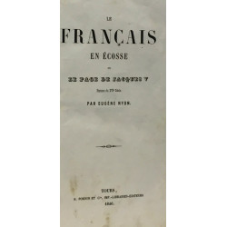 Le page de jacques V ou le français en Ecosse histoire du XVIe siècle