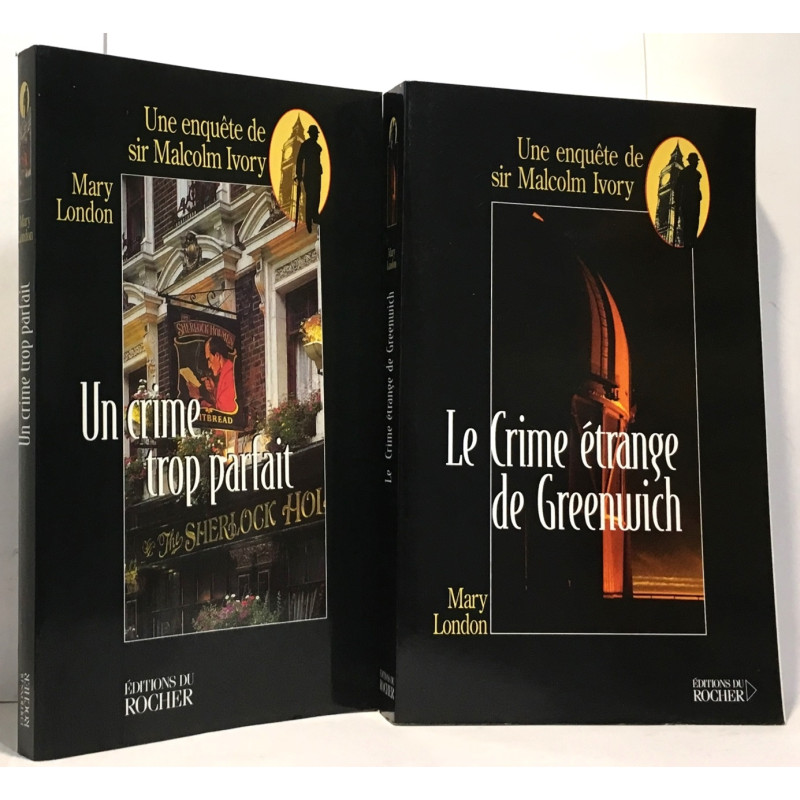 Le Crime étrange de Greenwich + Un crime trop parfait --- 2 livres