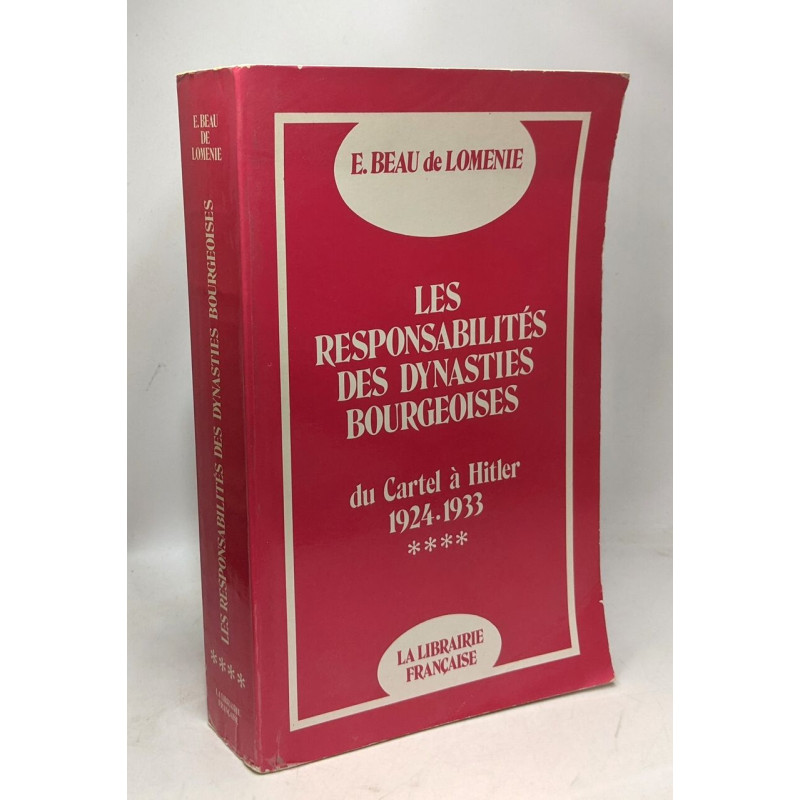 Les responsabilités des dynasties bourgeoises du Cartel à Hitler...