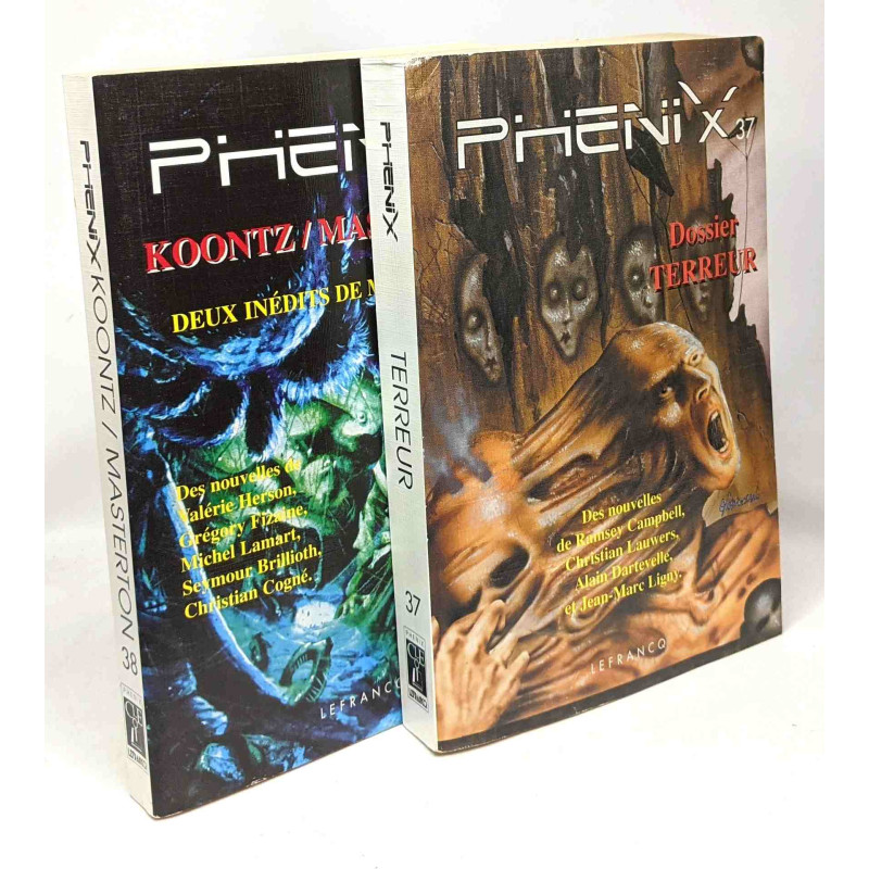 PHENIX N°37 : DOSSIER TERREUR + PHENIX N°38 DEUX INEDITS DE MASTERTON
