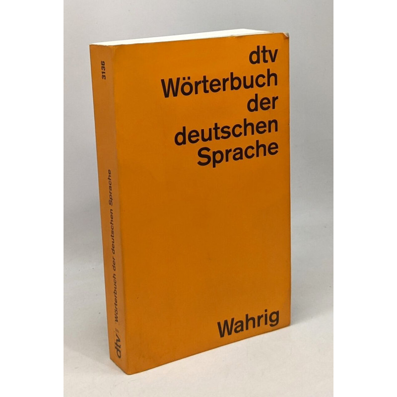 Worterbuch der deutschen sprache