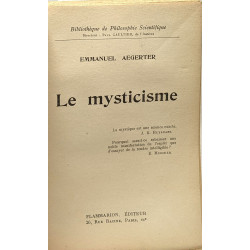 Le mysticisme - bibliothèque de Philosophie scientifique