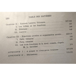 Jupiter Mars Quirinus IV - explication de textes indiens et latins