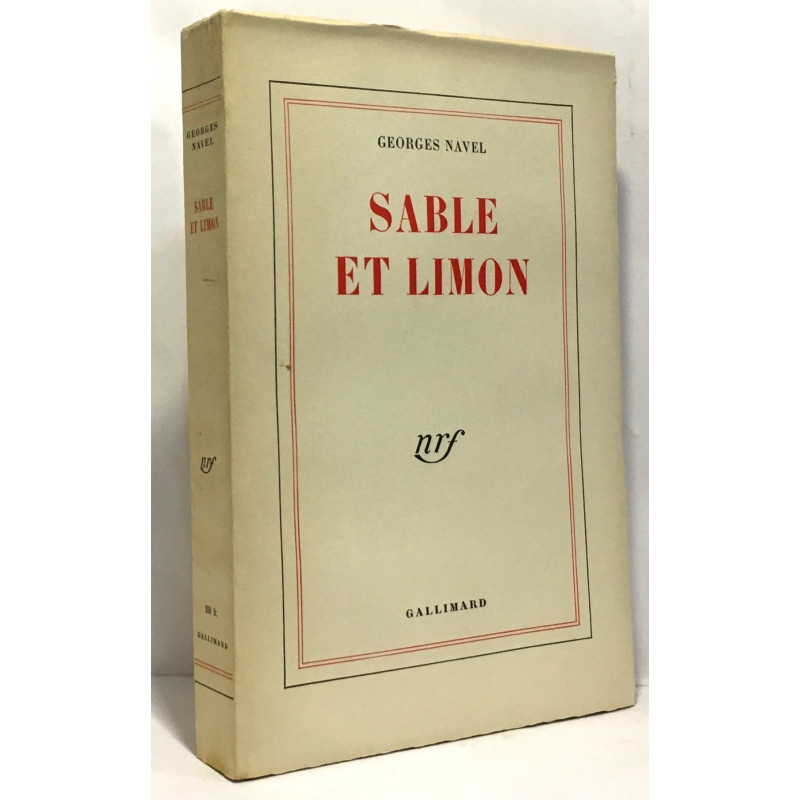 Sable et limon