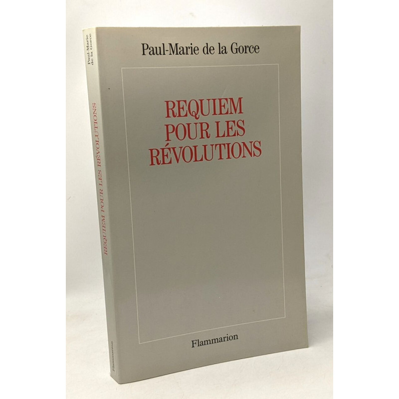 Requiem pour les révolutions