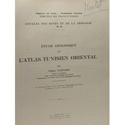 Étude géologique de l'Atlas Tunisien Oriental - annales des mines...