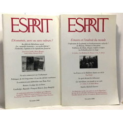 Esprit 2 numéros: année 2000 11: l'économie avec ou sans valeurs?...
