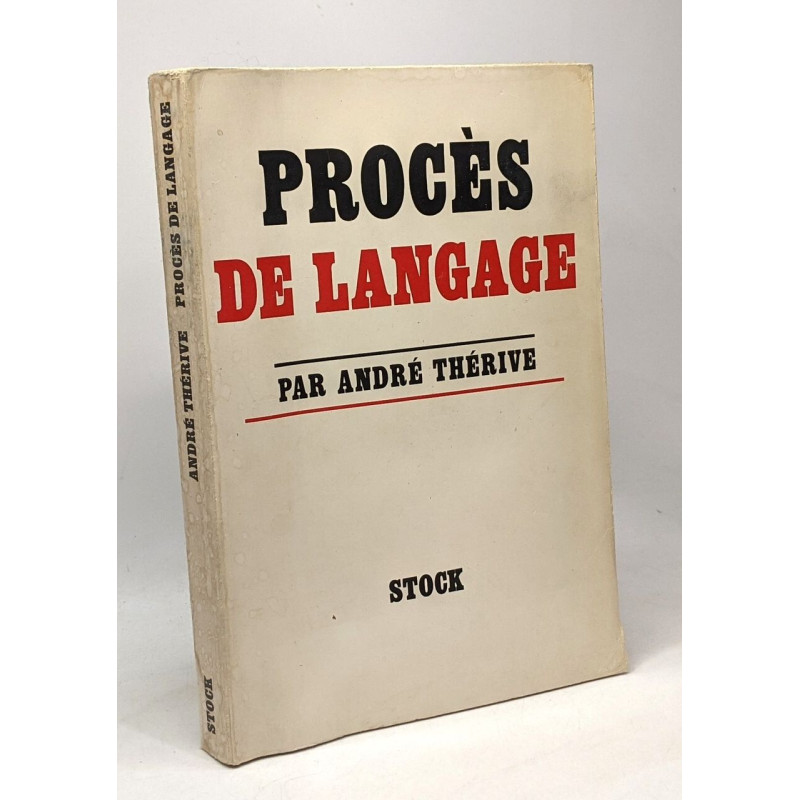 Procès de langage