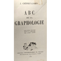 ABC de la graphologie - 2e éd. revue et préfacée par André Lecerf