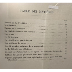 ABC de la graphologie - 2e éd. revue et préfacée par André Lecerf