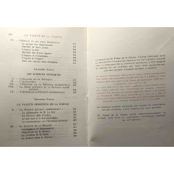 La valeur de la science - classiques français du XXe siècle