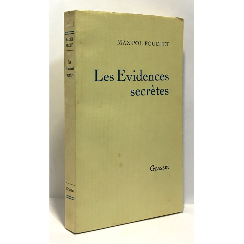 Les évidences secrètes