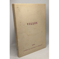 Villes - cahiers de l'académie de Bretagne N°12