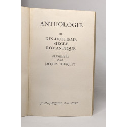 Anthologie du dix-huitième siècle romantique