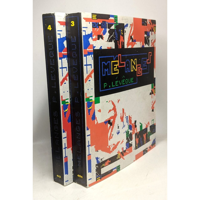 Mélanges Pierre Lévêque 2 livres: TOME 3. Anthropologie et société...