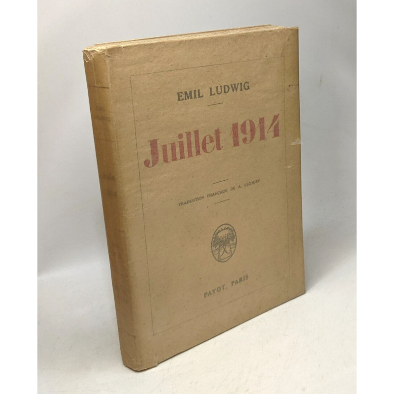 Juillet 1914 - traduction de A. Lecourt