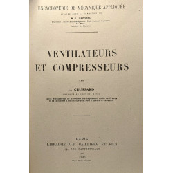 Ventilateurs et compresseurs - encyclopédie de mécanique appliquée