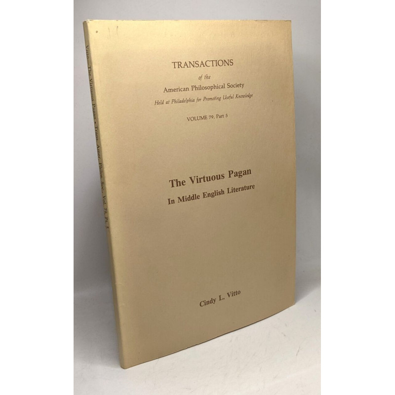 The Virtuous Pagan in Middle English Literature