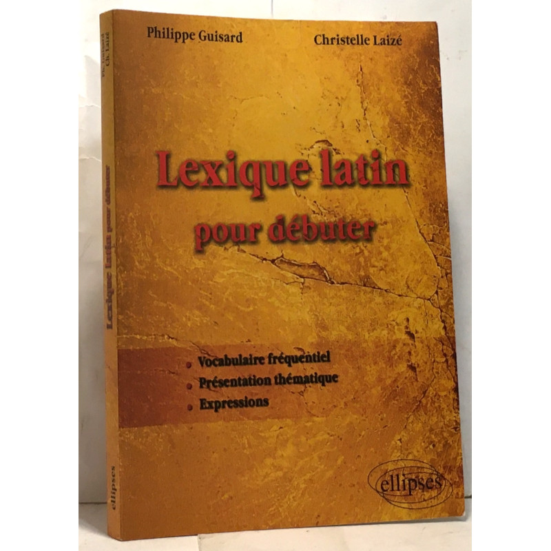Lexique Latin pour Débuter