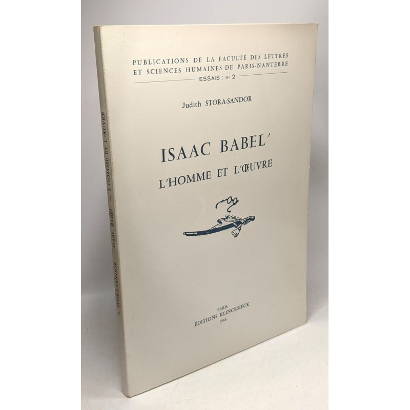 Isaac Babel' - l'Homme et l'oeuvre - publications de la faculté...