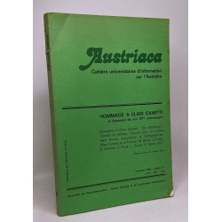 Austriaca cahiers universitaires d'information sur l'Autriche -...