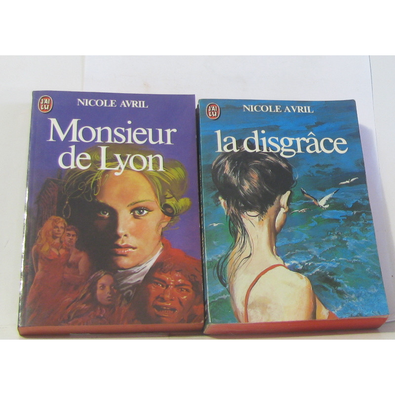 Lot de 2 livres La Disgrace - monsieur de lyon
