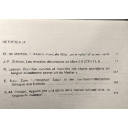 Hethitica IX