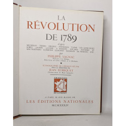 La révolution de 1789 en 2 volumes