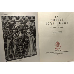 La poésie égyptienne