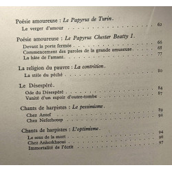 La poésie égyptienne