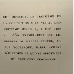 La maison - La vie au dix-huitieme siècle