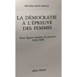 La Démocratie à l'épreuve des femmes : Trois figures critiques du...