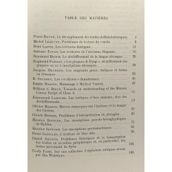 Le déchiffrement des écritures et des langues - colloque du XXIXe...