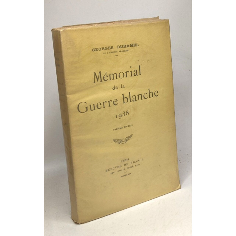 Mémorial de la Guerre blanche 1938
