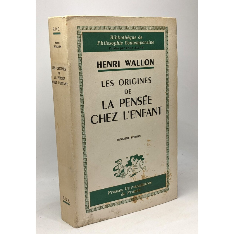 Les origines de la pensée chez l'enfant
