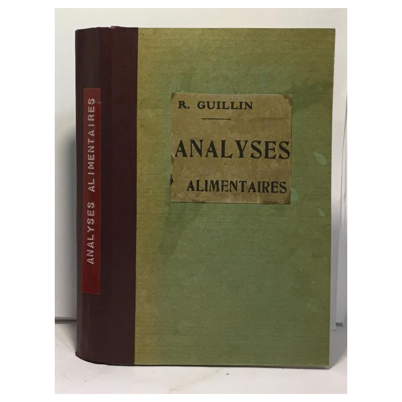 Analyses élémentaires - composition et analyse des produits...