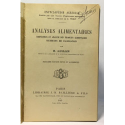Analyses élémentaires - composition et analyse des produits...