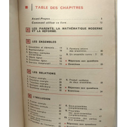La mathématique moderne expliquée aux parents / Education et pédagogie