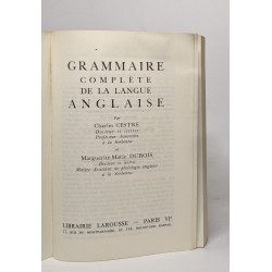 Grammaire complète de la langue anglaise