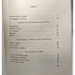 Le Chant des ombres : Poèmes