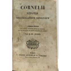 Cornelii nepotis vitae excellentium imperatorum - texte revu avec...