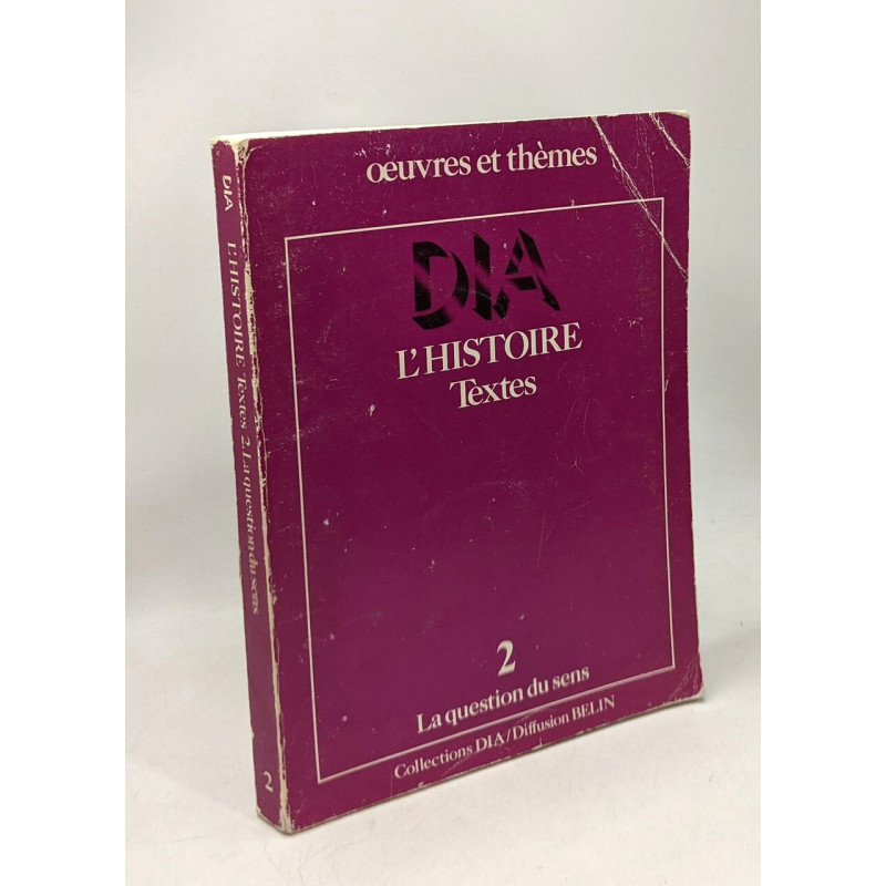 L'HISTOIRE. : Tome 2 La question du sens