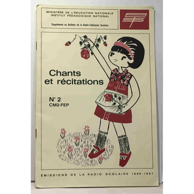 Chants et récitations N°2 CM2-FEP