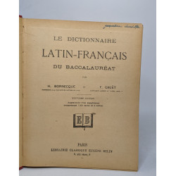 Le dictionnaire latin-français du baccalaureat