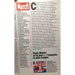 Paris-Match n° 2350 ( supplément ) : Numéro spécial historique :...